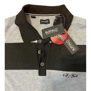 Buffalo David Bitton Black Gray Sweater Men's  Sz S NWT